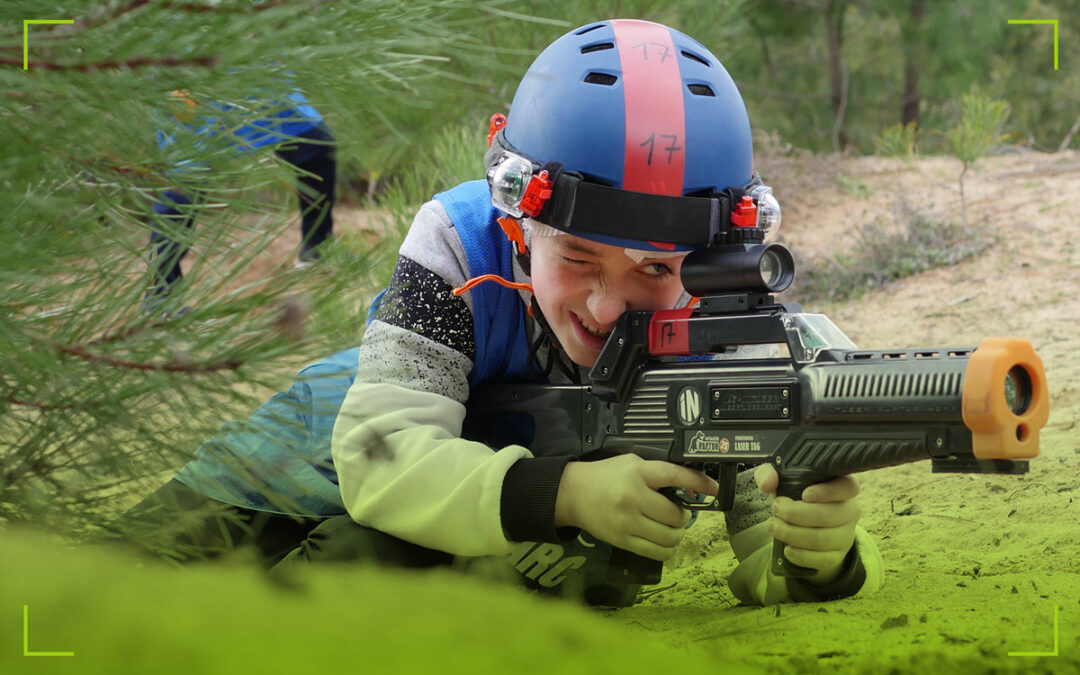 LASER DANS LA FORÊT !